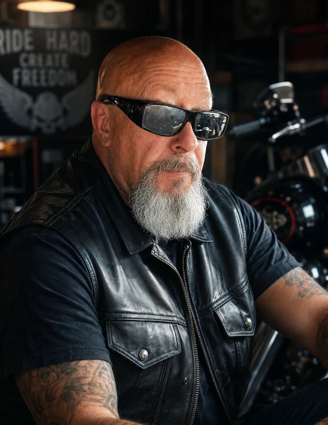 Graybeard Biker image