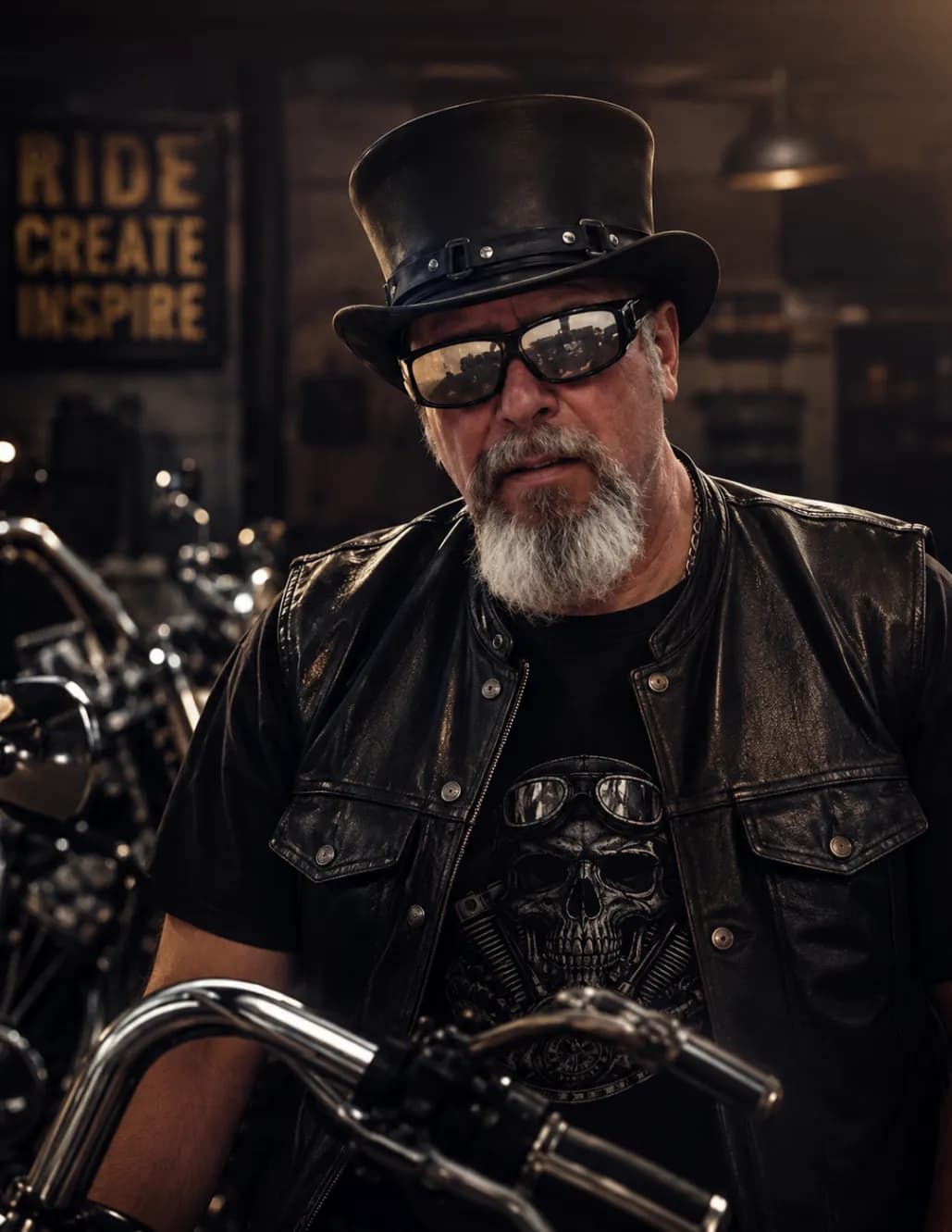 Graybeard Biker image